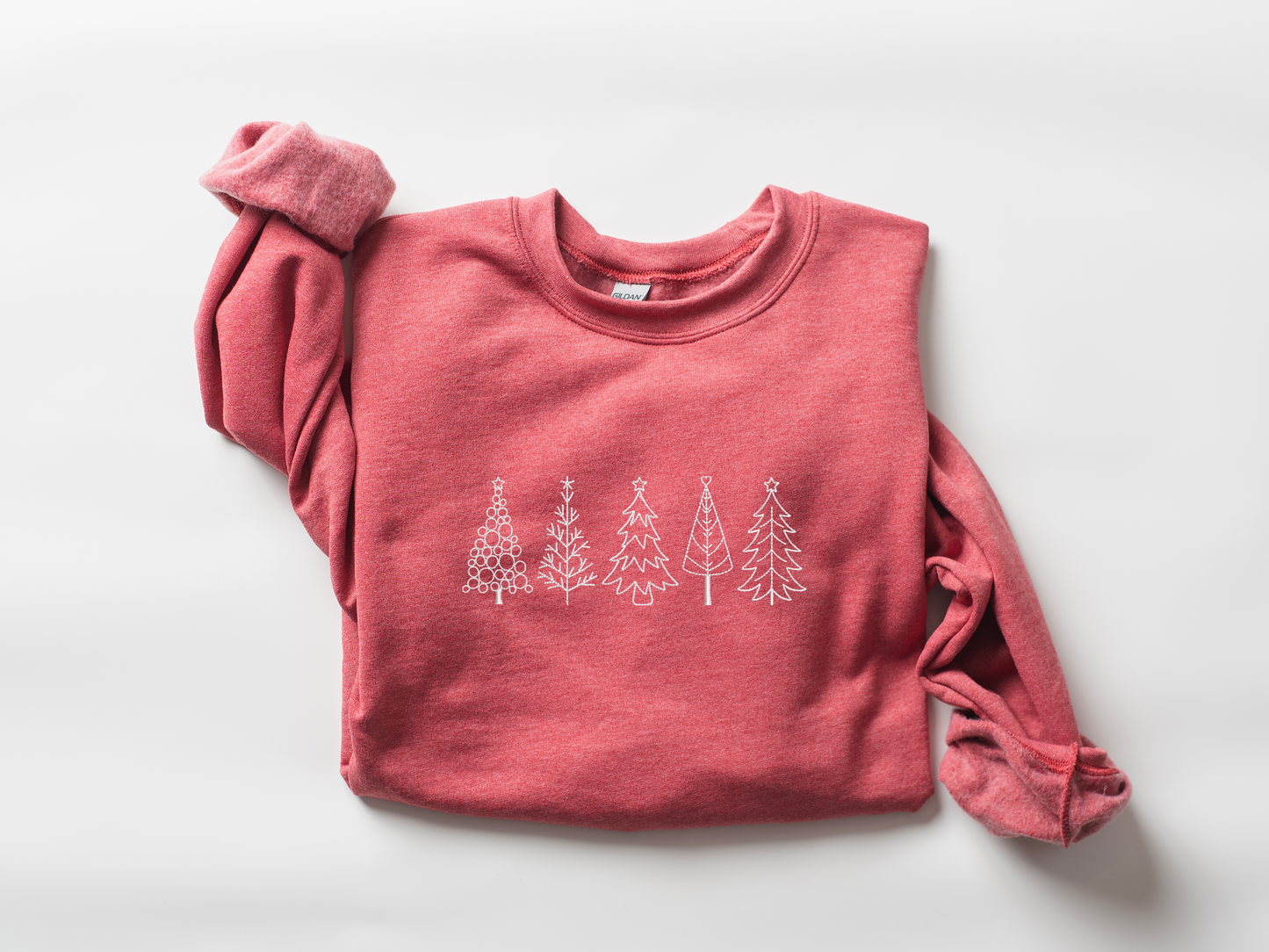 Embroidered Pine Tree Sweatshirt