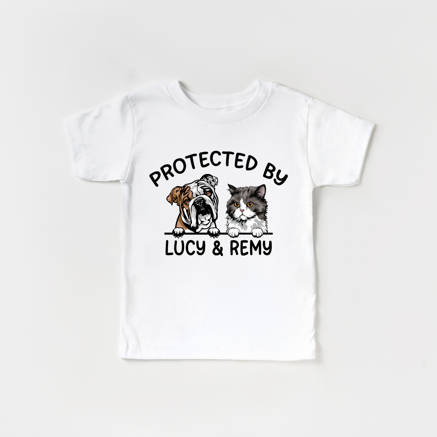 Protected By Pets Onesie - Custom Baby Onesie