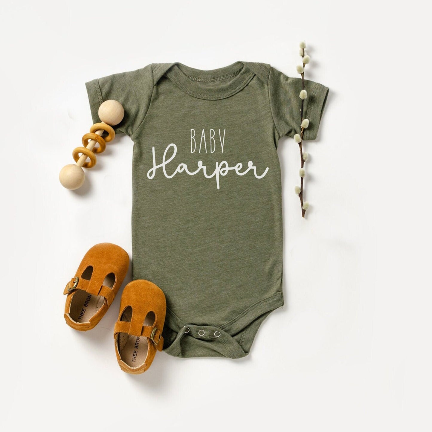 Personalized Last Name Onesie