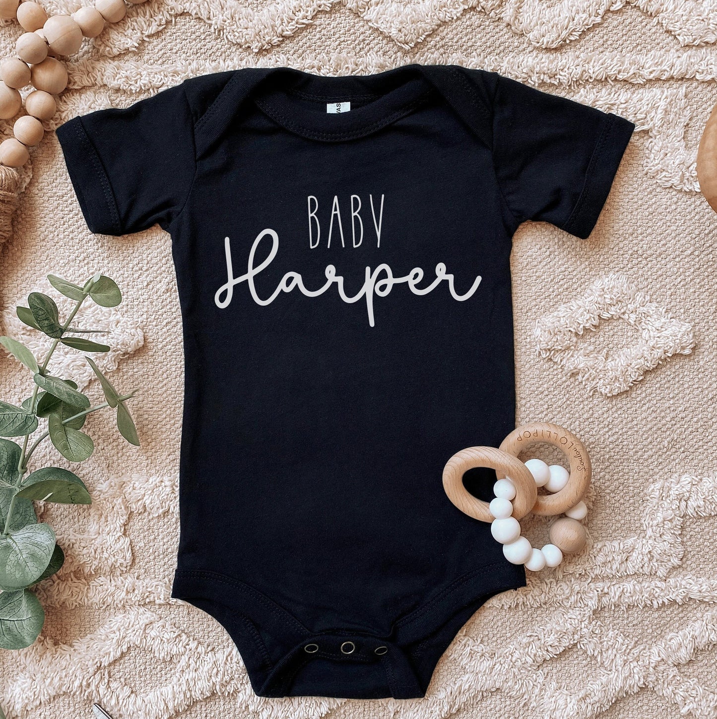 Personalized Last Name Onesie