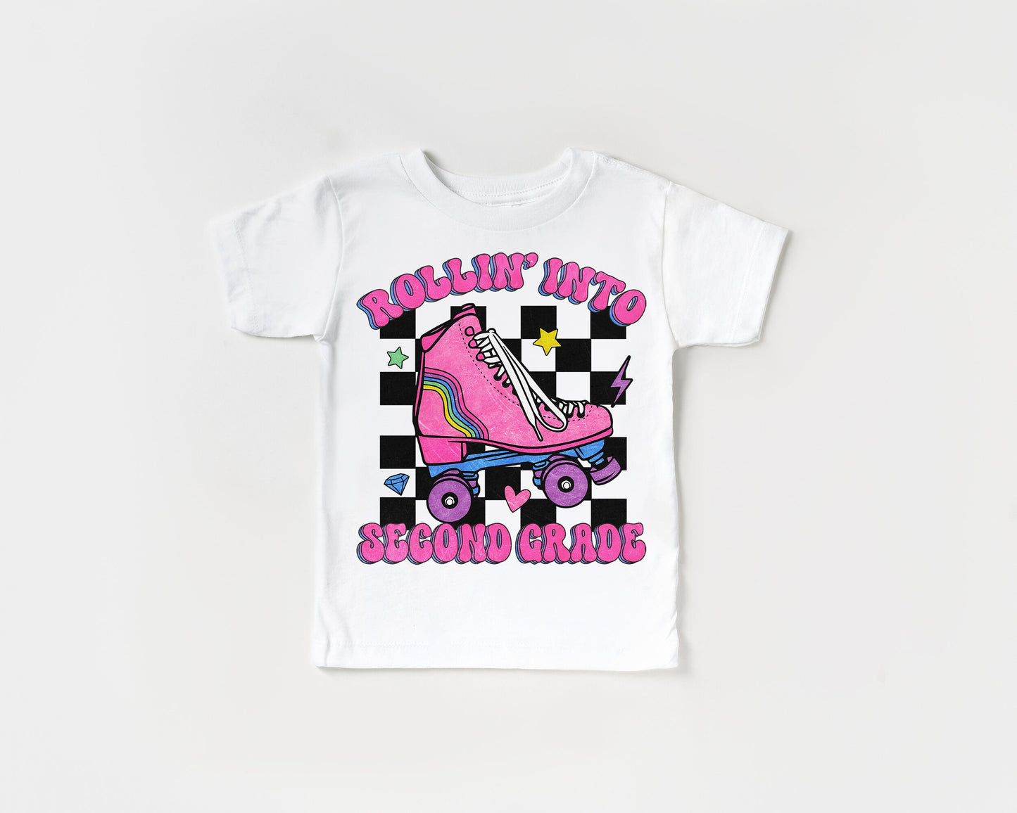 Rollin Into Second Grade Shirt
