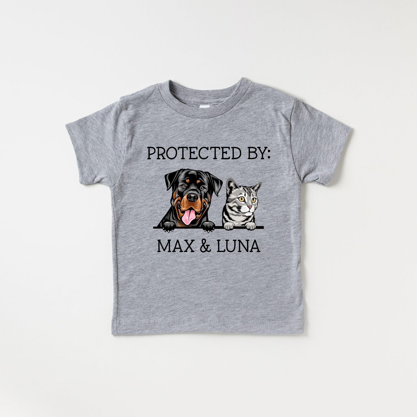 Protected By Pets Onesie - Custom Baby Onesie