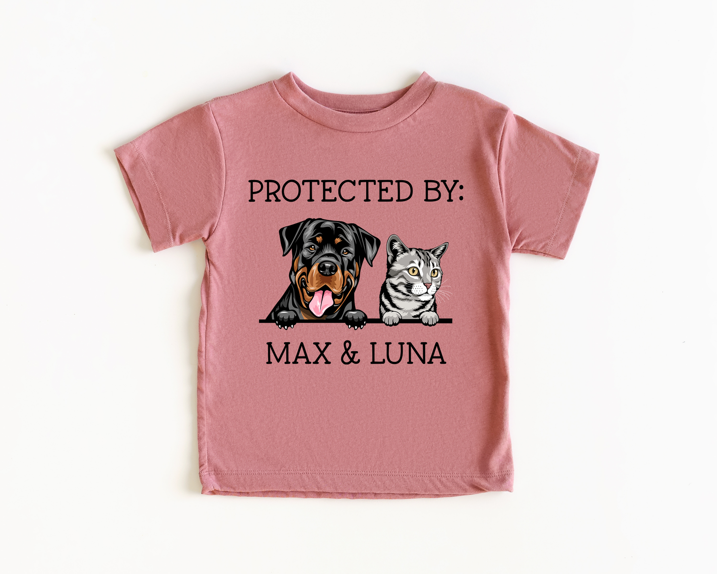 Protected By Pets Onesie - Custom Baby Onesie