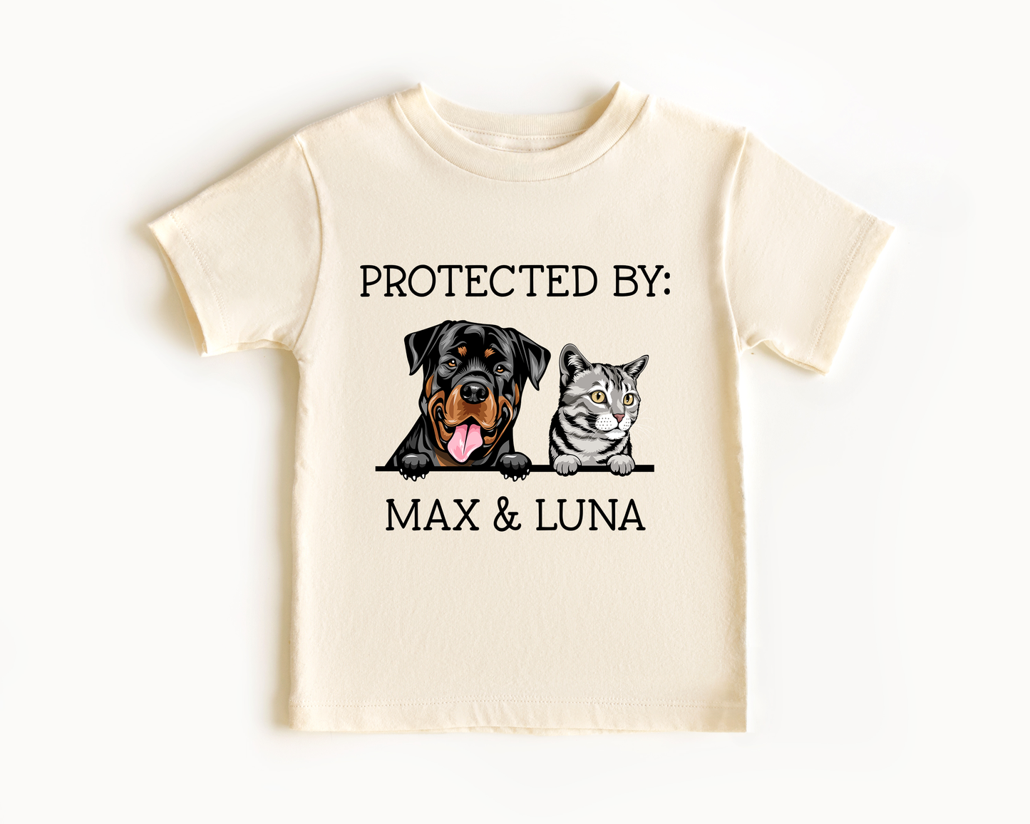 Protected By Pets Onesie - Custom Baby Onesie