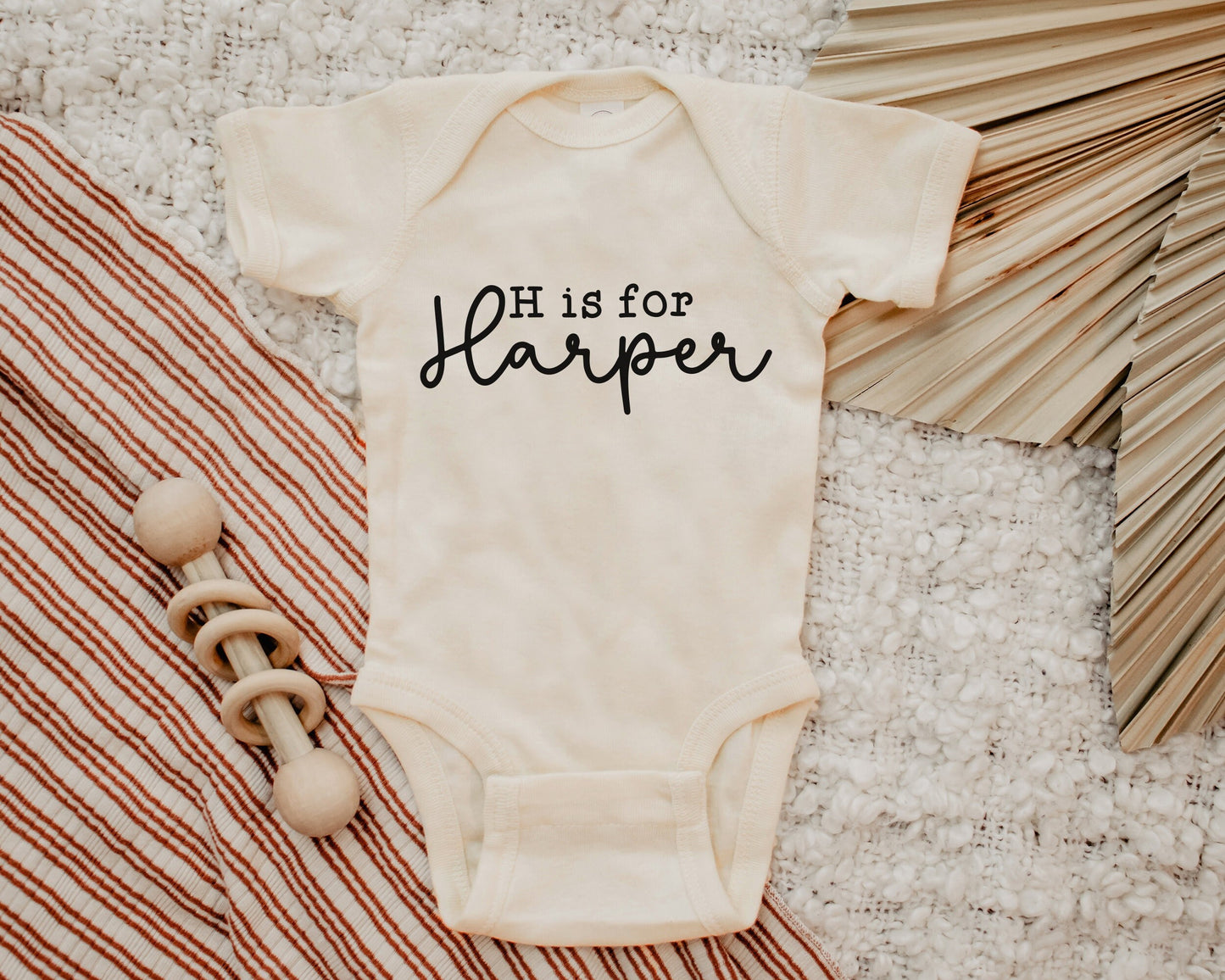 Alphabet Name Onesie