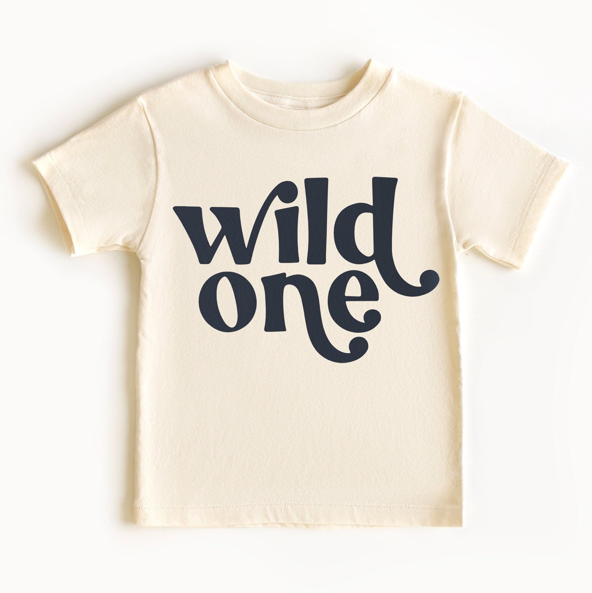 Wild One Shirt, Retro Wild One Shirt, First Birthday Outfit, Boy Wild One T-Shirt, Gender Neutral First Birthday, Olive Green