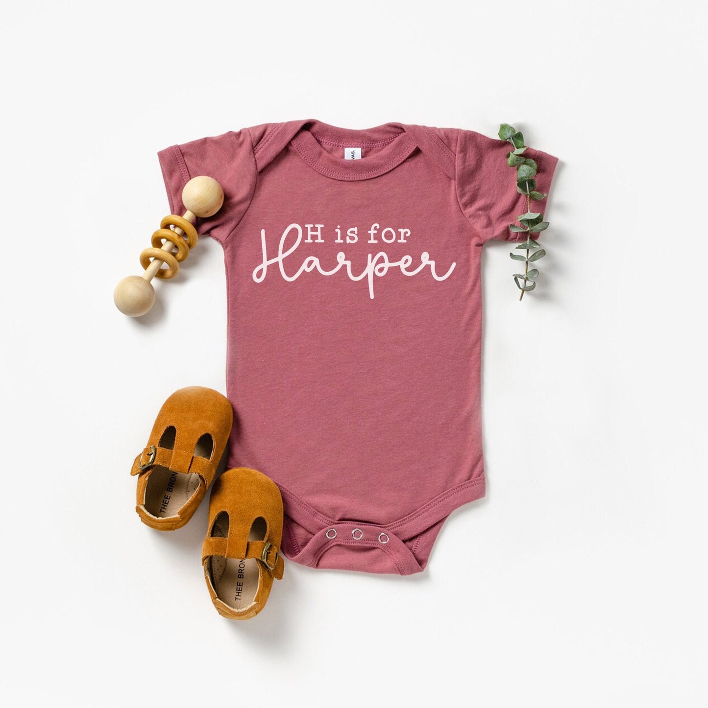 Alphabet Name Onesie