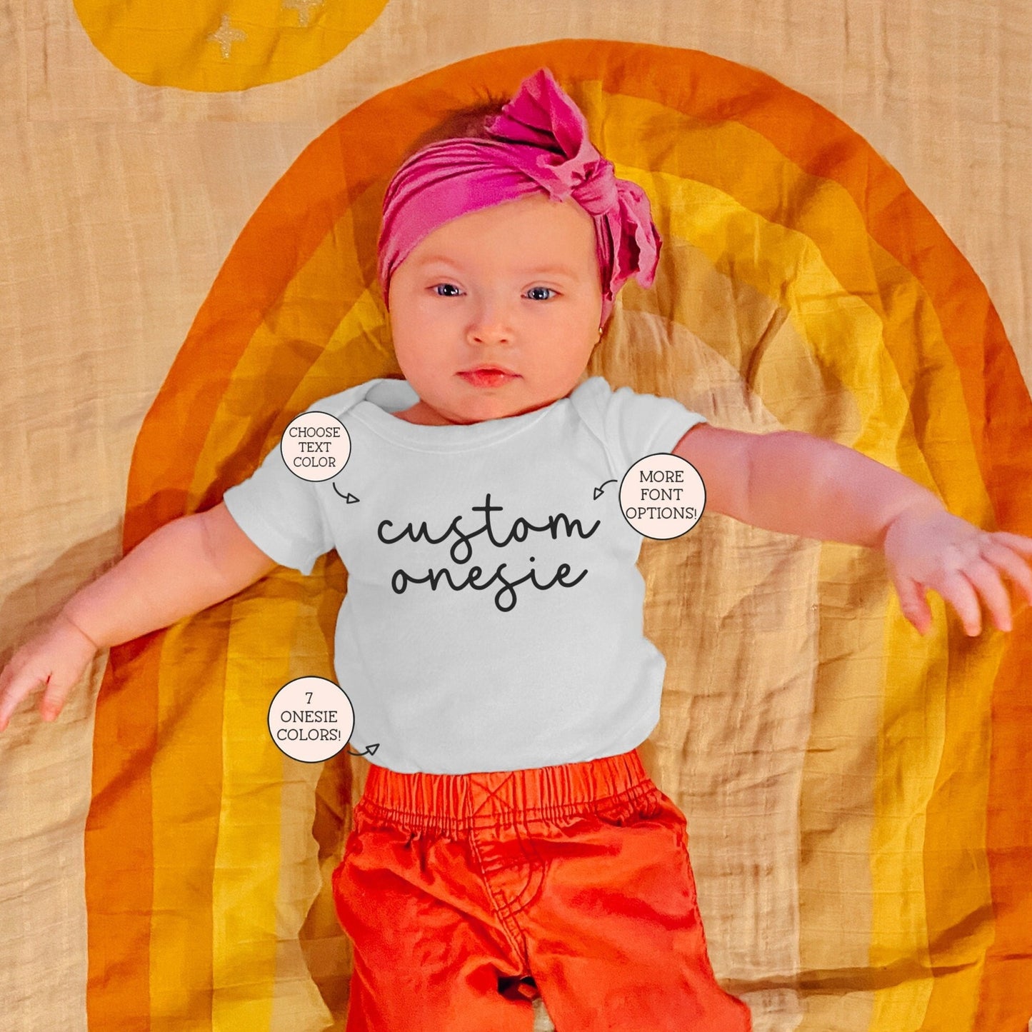 Custom Onesie®, Personalized Baby Onesie®, Baby Shower Gift, Custom Text Onesie®, Custom Baby Gift, Newborn Custom Onesie®, Baby Girl, Boy