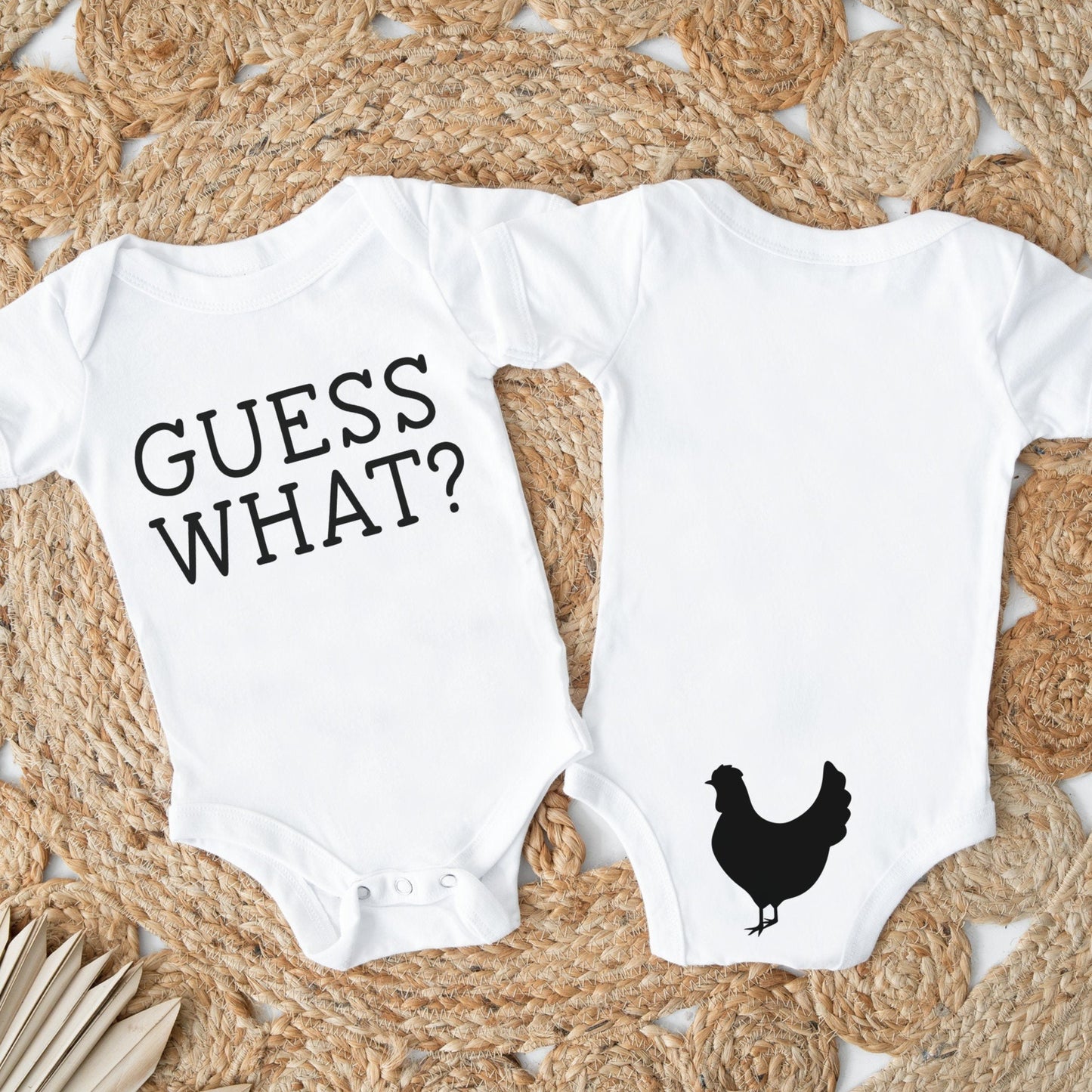 Guess What Chicken Butt Onesie