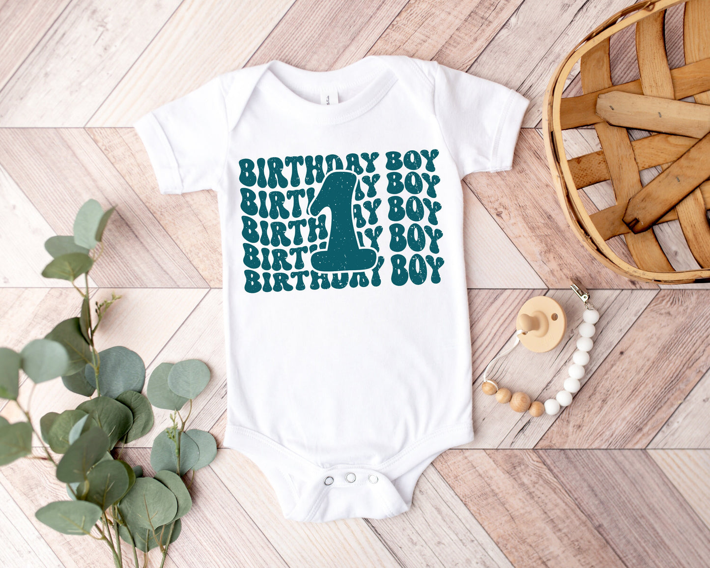 1st Birthday Boy Onesie