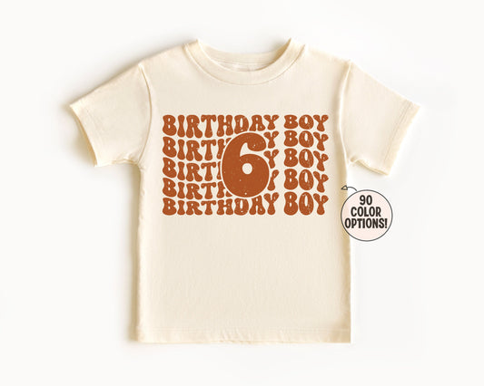 6th Birthday Boy Shirt