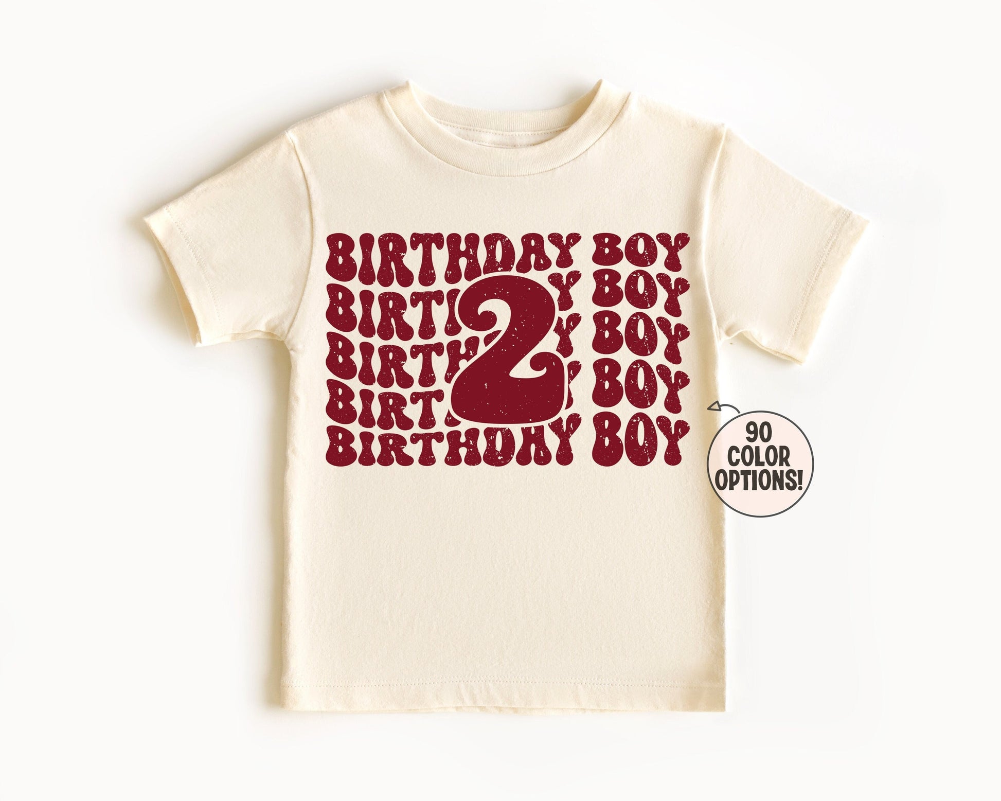 2nd birhday shirt retro