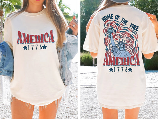 Fourth of July Comfort Colors Shirt