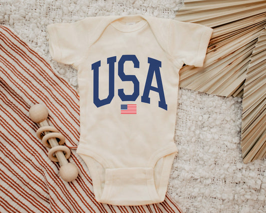 USA Flag Onesie