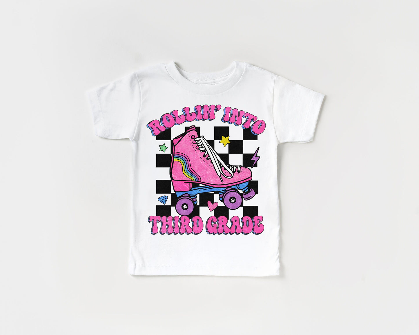 Rollin Into Third Grade Shirt