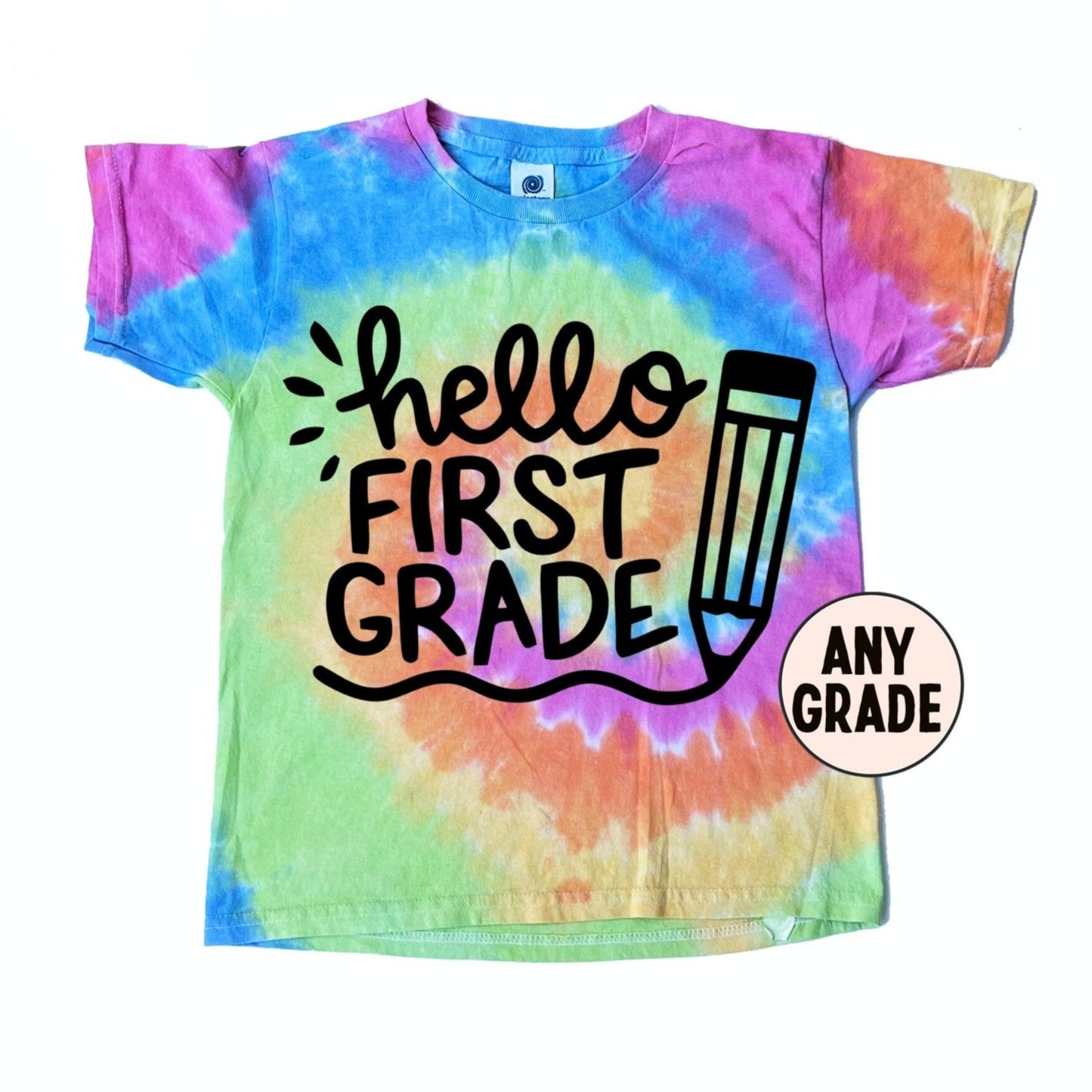 First Grade Tie Dye Shirt