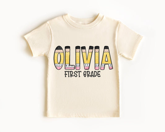 Personalized First Grade Shirt