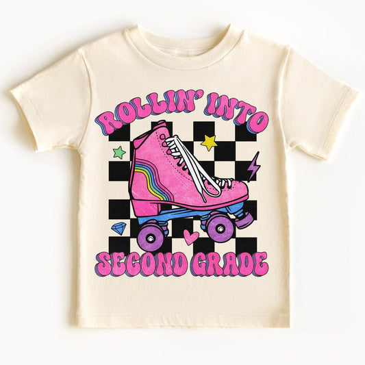 Rollin Into Second Grade Shirt