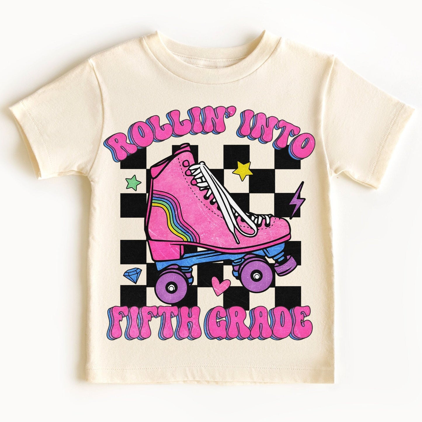 Rollin Into Fifth Grade Shirt