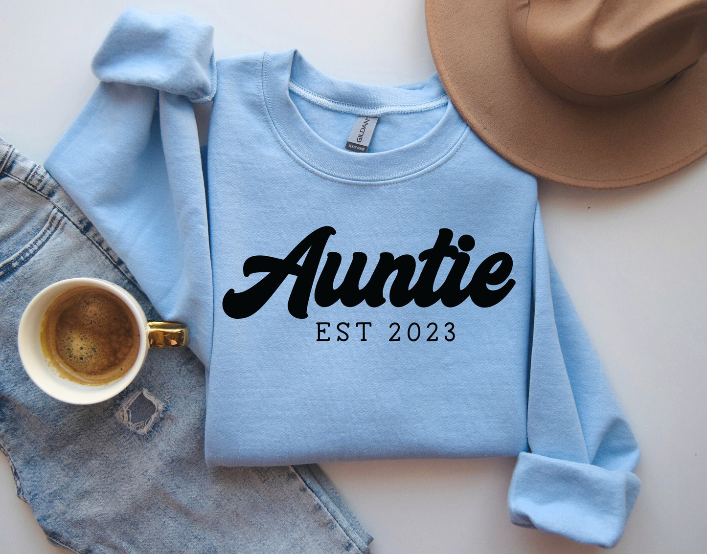 Custom Retro Auntie Sweatshirt