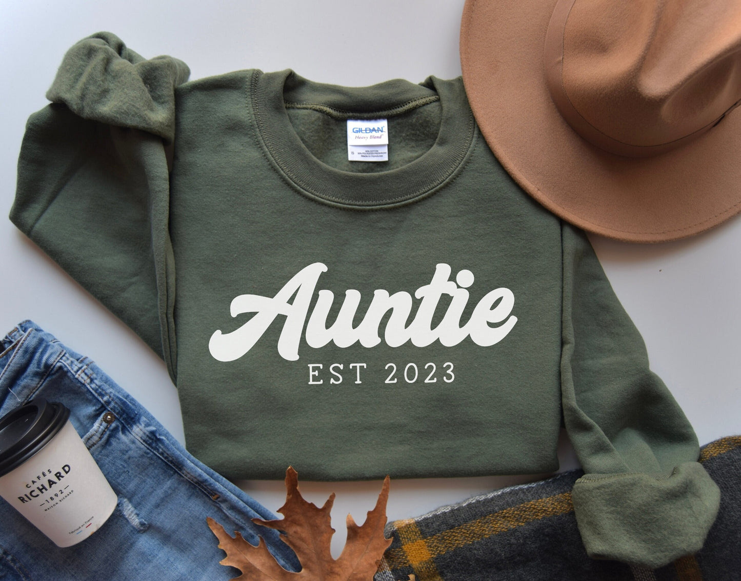 Custom Retro Auntie Sweatshirt