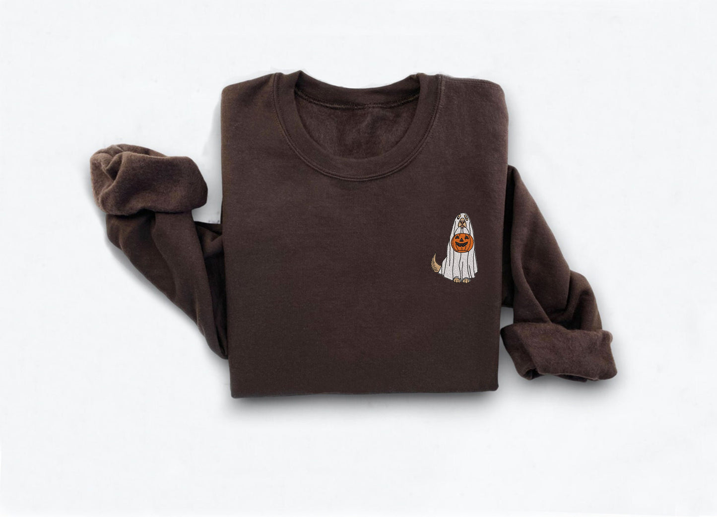 Embroidered Ghost Dog Sweatshirt